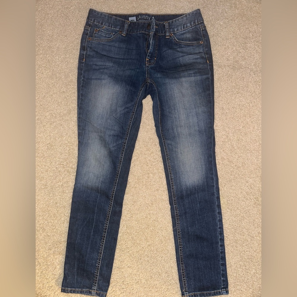 Mossimo Supply Co. Women's Skinny Jeans - Dark Blue